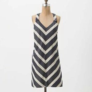 ANTHROPOLOGIE | Postmark Chevron Endpoint Dress